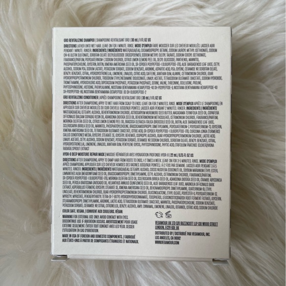 NWT Vegamour Mini Gift Set Travel Sizes Sample Size Shampoo Conditioner Mask - Picture 4 of 7